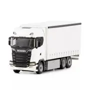 WSI 1:50 White Line Scania S Highline CS20H 6x2 Tag Axle Rigid Curtainside Truck