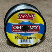 Zebco Omniflex Monofilament High Strength Fishing Line, 50 Pound Tested 150 Yard