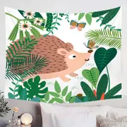 Cute Hedgehog for Kids Tapestry