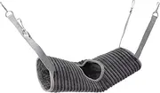 Mipcase Small Pets Hanging Sleeping Bed Warm Tunnel Hammock for Ferrets Hamsters Guinea Pigs Cozy Winter Nest for Small Animals Color for Indoor Use