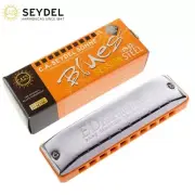 Seydel Blues Session Steel Key of Low C Diatonic Harmonica 10301LC