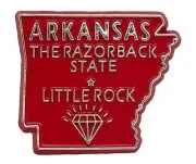 Arkansas The Razorback State Souvenir Fridge Magnet