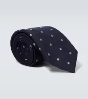 [Tom Ford] Tom Ford Polka-dot silk tie One Size blue
