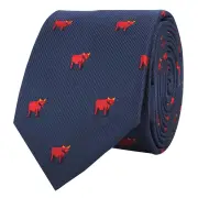 Red Bull Skinny Tie Navy Blue