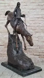 Mountain Man by Frederic Remington Solid Bronze Collectible Sculpture Statue Art