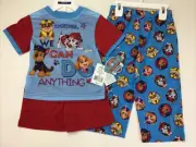Paw Patrol Boys Summer Pajamas Size 2T. Nickelodeon. Shirt, Shorts, Pants.
