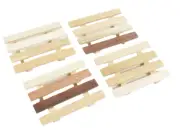 Wooden Handmade Soap Dishes Set of 4 Soap Savers Reclaimed Wood