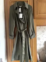 Ted Baker Ladies Double Breasted Time Trench Mac Coat Size 2