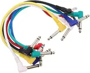 Toddmomy Replacement Guitar Patch Cable 6.35mm Connector Guitar Amplifier Cable Rubber Coating Audio Connect Wire