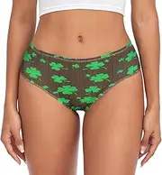 [RPLIFE] St. Patrick's Day Ladies' Briefs, Women's Breathable Underwear, Women's Stretch Underwear Panties