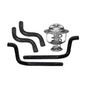 Gates Thermostat + Radiator Hose + UP LWR Heater Hose Kit for Nissan Patrol Y61