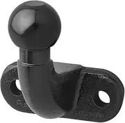 ProPlus 341210 Towing Hitch Ball Head Diameter 50 mm Right Angle Black 2-Hole Universal