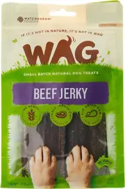 WAG Beef Jerky Dog Treat, 200g