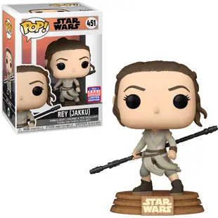 (卡司旗艦) FUNKO POP 451 星際大戰 芮 2021 REY JAKKU 光劍 Star Wars 限定版