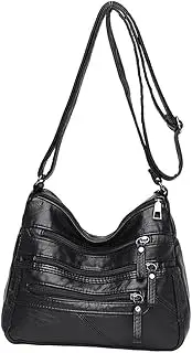 Abbraccia PU Leather Crossbody Bags for Women Casual Shoulder Bag Purse Handbag Ladies Crossbody Tote Bags