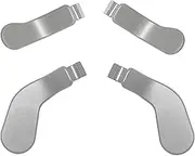 4 Pcs Elite Controller Paddles for Xbox One Elite Controller Series 2,Elite Series 1,Elite 2 Core Controller,Stainless Steel Paddles Hair Trigger Locks Replacement Parts for Xbox Elite One