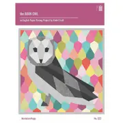 The Barn Owl English Paper Piecing Quilt Pattern by Violet Craft Quilting Sewing Craft DIY