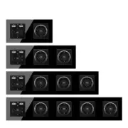 16A Panel Wall Socket Power Outlet Electrical Plug With Usb 5V 2100mA