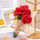Real Jelly Plush Toy Collection Rose Doll Rose Bundle Flower Plush Toy