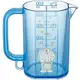 小禮堂 哆啦A夢 日製 單耳塑膠量杯 透明量杯 烘焙量杯 500ml (藍 眨眼) 4973307-529962