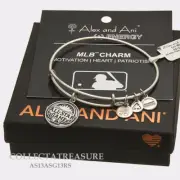 Authentic Alex and Ani All Star Game 2013 Rafaelian Silver Charm Bangle