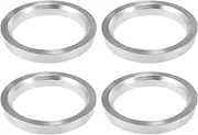 X AUTOHAUX 4pcs OD 71.5mm to ID 58.1mm Aluminium Alloy Car Hub Centric Rings Wheel Bore Center Spacer