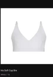 *New* Set Of 3 Bleuet Iris Soft Cup Bras Girls 16