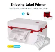 Utility High Speed Shipping Label Printer Barcode USB Bluetooth Direct Thermal