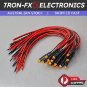 5/10/20Pcs 1.8mm Orange Round Diffused Orange Lens LED 20CM Pre Wired DC12V