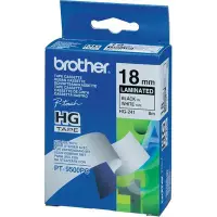 在飛比找Yahoo!奇摩拍賣優惠-Brother HG-241 (18mm) 白底黑字 高速列