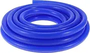 X AUTOHAUX 1 Pc for Air and Water Silicone Vacuum Tubing Hose High Temperature Automotive Vacuum Line 33Ft 5/8" 16mm ID 3.5mm Thickness Blue Silicone