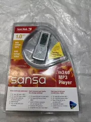 SanDisk Sansa m240 MP3 Player (1.0 GB) Digital Media Music! NEW FACTORY SEALED!!