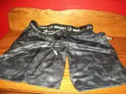 And1 Men's Basketball Gym Workout Running Shorts Black Grey Size LARGE-NWT