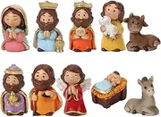 Nativity Set Nativity Scene Decoration Nativity Sets Nativity Scene 10pcs Nativity Figures Nativity Set with Figures for Indoor and Outdoor