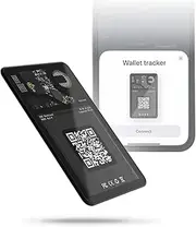 [Rolling Square] AirCard Bluetooth Object Finder Locator, NFC Business Card and QR Code, Compatible with Where's App with Sound Signal, Ultra Slim 2.2 mm, Battery Life 2.5 Years