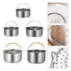 Rice Cooker Steam Basket Stainless Steel Mesh Strainer for Pressure Cooker