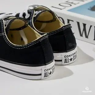 【CONVERSE】Chuck Taylor All Star 男鞋 女鞋 黑色 經典 基本款 低筒 休閒 帆布鞋 M9166C