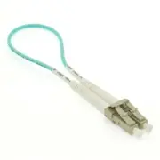 LC OM4 Multi Mode 50/125 Fiber Optic Optical Loopback Tester Cable Cord Aqua