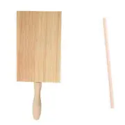 Italian Gnocchi Board Wood Kitchen Baking Tool Pasta Maker Professional V8I6