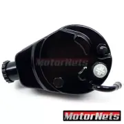 Chevy SBC BBC BLACK Saginaw Power Steering Pump Tear drop Small Big block keyway
