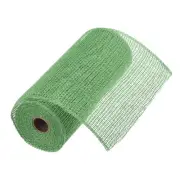 10 Inch Poly Burlap Mesh for Wreath Mesh Ribbon 10 Yard Lawn Green
