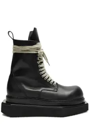 Rick Owens Turbo Cyclops Leather Boots - Black - 42 (IT42 / UK8) 42 (IT42 / UK8)