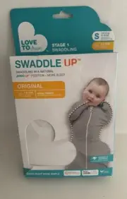 Love to Dream Swaddle UP Self-Soothing Sleep Sack light gray Size Small 8-13 lb