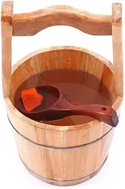 Wood Foot Bath Bucket Foot Tub for Soaking Feet,Foot Soak Bucket,Foot Basin for Adults,Wood Bucket for Pedicure,Foot Bath Spa Tub (Size : A) (A) Super Easy to use Interesting
