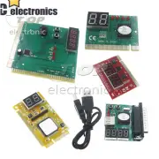2/4 Digit 3 in1 PCI-E PC Analyzer Analysis Diagnostic Card USB Card POST Card