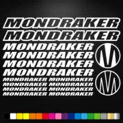 Fits Mondraker Vinyl Decal Stickers Bike Frame Cycles Bicycle Mtb Road
