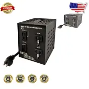 Compact Step Up/Down Voltage Transformer - 2000W for International Electronics