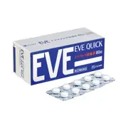 日本SS製藥 EVE QUICK 迅速起效緩解頭痛片 60粒 頭痛錠 EVE止痛藥 EVE止疼藥 日本止痛藥 日本EVE