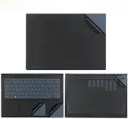 Jarttarn Laptop Decal Cover Compatible with ASUS ZenBook 14 OLED 2025 UX3405C 14-inch Anti-Scratch Sticker Three Sided Notebook Film Laptop Film (Black Matte Finish)