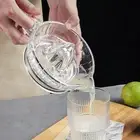 Manual Glass Lemon Squeezer with Handle for Limes kitchen Accessories